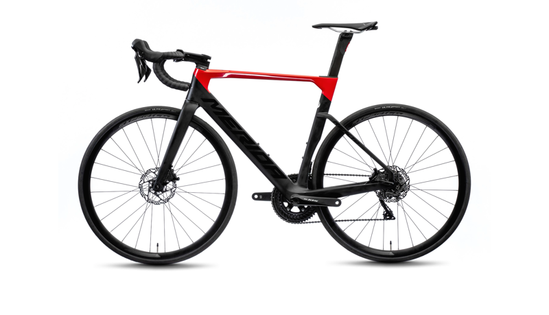 Merida - Reacto 4000 Road Race Aero Bike In Black Red-2